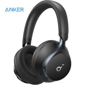 Soundcore by Anker, Space One, Casque avec Réduction Active du Bruit, Réduction de Voix 2X Plus Puissante, 40H d'Autonomie ANC, Contrôle par App, Hi-Res LDAC, Confort Optimal, Appels Clairs, Bluetooth 5.3