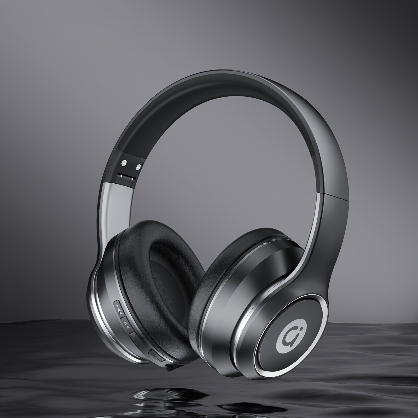 ASUS over-ear wireless headphones with microphone, foldable, long battery life, includes 3.5mm audio cable for PC connection, wireless compatibility with Android and iOS. - Image 8