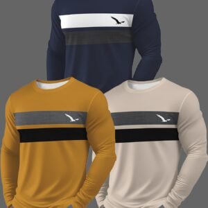 3pcs Men'S Casual Crew Neck Long Sleeve T-Shirts - Geometric Pattern, Regular Fit, Slight Stretch Fabric, Navy Blue, Beige, and Light Gray with Logo, Perfect for Casual Attire, Everyday Tshirt | Crew Neck Shirt | Comfortable Fit, for Cosplay by Firstmothoh Nogral TuhaosiskrCntbtClothing, YourclothingChiBrand Firstmothoh Estore Nov Chuck Chuck The Bombs Frag, BombclothingconChi Ali FirstmothohAndOr Winngsee anShralio MatteGRAlxntenMan My So Cal NylonCool Sticky