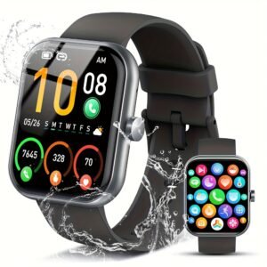 Montres Connectées Homme et Femme | IPX8, Appel Possible, 112 Modes Sportifs, Écran Tactile HD 1.96", Surveillance du Sommeil, Compatible Android/iPhone, Noir - BTOOTOS Y66