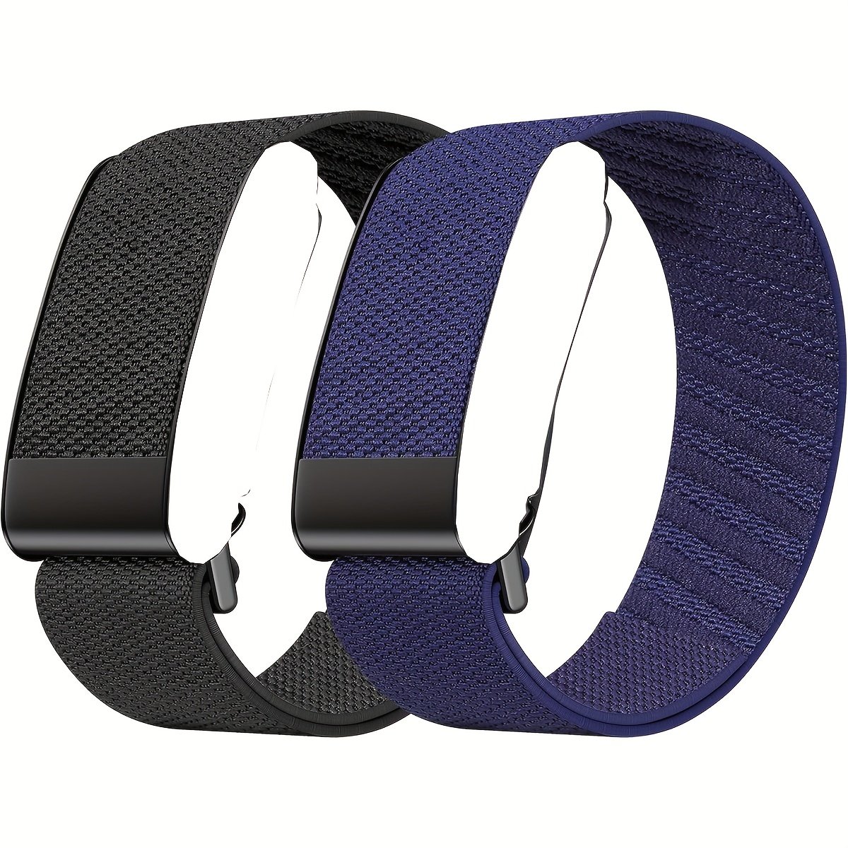 Pack de 2 Bracelets Sportives en Nylon Élastique Compatibles avec Whoop 4.0/3.0 - Séchage Rapide, Respirantes et Absorbant la Transpiration, Ajustables, Noir & Beige, Adaptées aux Poignets de 5.9"-9.1" (Capteur Non Inclus), Sangles de Gymnase, Accessoire Fitness, Design Épuré, Confortable à Porter, Remplacement pour Bracelet, Pour Actifs, Légères, Bracelet pour Tracker de Fitness, Professionnels du Sport - Image 11