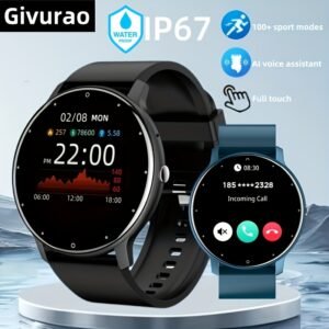 Le nouveau smartwatch offre des appels sans fil, un assistant vocal IA, des notifications, un suivi des pas, un comptage des calories et divers modes sportifs adaptés à différentes activités de fitness et de plein air.