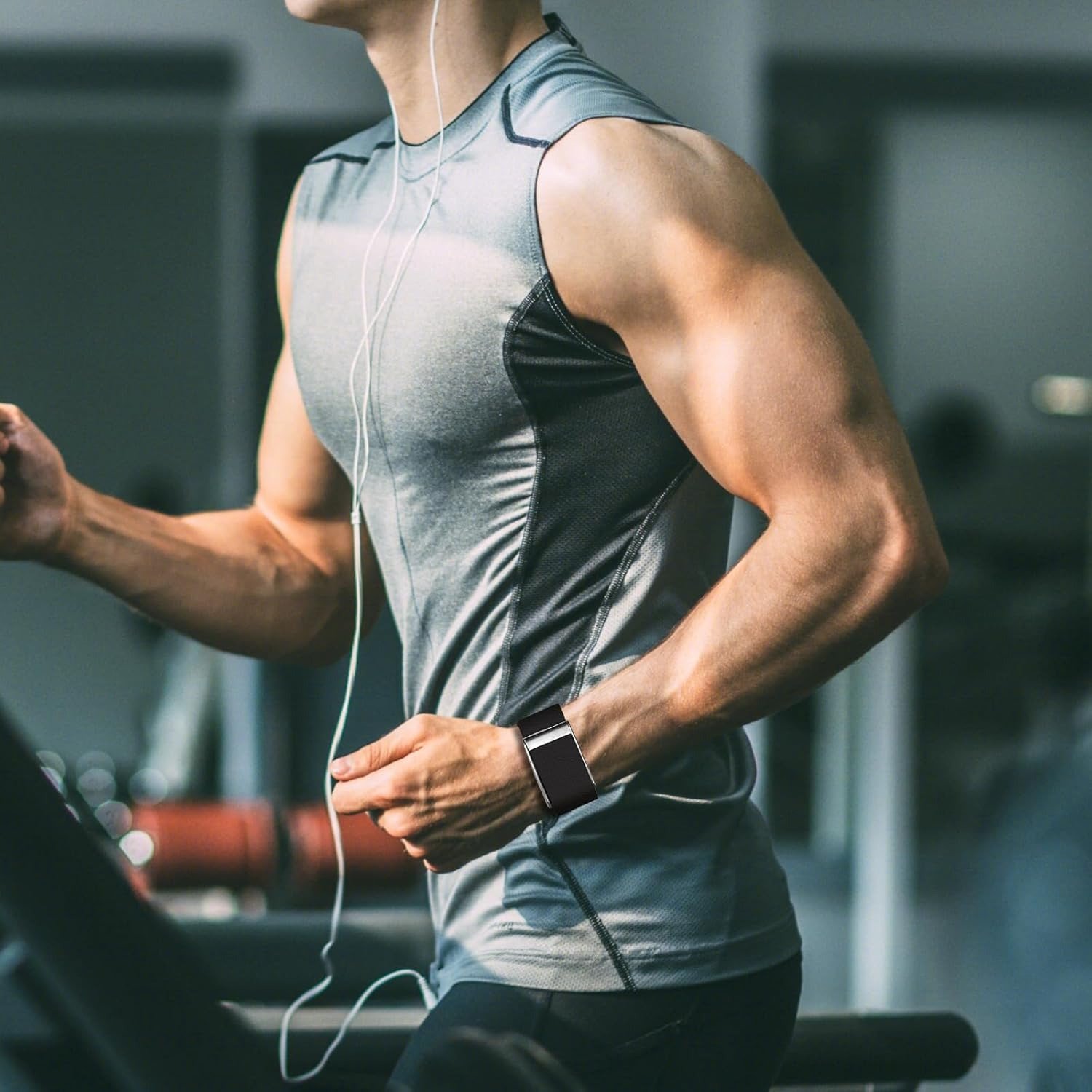 Pack de 2 Bracelets Sportives en Nylon Élastique Compatibles avec Whoop 4.0/3.0 - Séchage Rapide, Respirantes et Absorbant la Transpiration, Ajustables, Noir & Beige, Adaptées aux Poignets de 5.9"-9.1" (Capteur Non Inclus), Sangles de Gymnase, Accessoire Fitness, Design Épuré, Confortable à Porter, Remplacement pour Bracelet, Pour Actifs, Légères, Bracelet pour Tracker de Fitness, Professionnels du Sport - Image 13