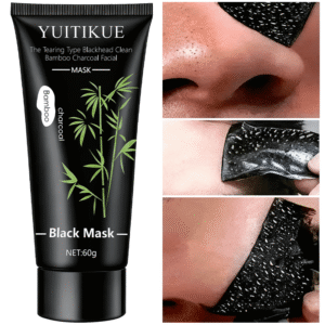 YUITIKUE Masque Charbon Purifiant Anti-Poils de Nez Type Déchirant - Nettoyage en Profondeur, Conception à Détacher, Doux pour Hommes & Femmes, Rafraîchissant & Non Irritant, Masque Spécial pour Poils de Nez & Visage, Tous Types Beige Clair, Dissolvant de Poils de Nez, Routine de Soin