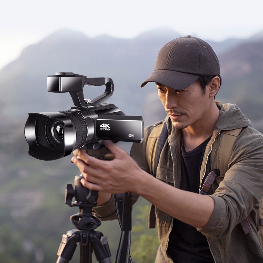 New Handheld High-Definition Digital Video Camera 4K Conference Camera Recorder Short Video Camera Dv - Image 2