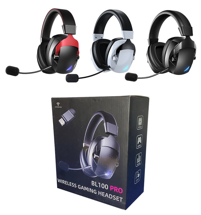 Cross-Border Over-Ear Bluetooth Headphones With Wireless Microphone 2.4G Dual-Mode, For E-Sports, Gaming PCs & PS5 - Image 2